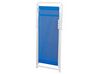 Folding Deck Chair Blue and White LOCRI II_857206
