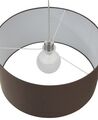 Lámpara de techo de poliéster marrón/blanco 108 cm ELBE_756313