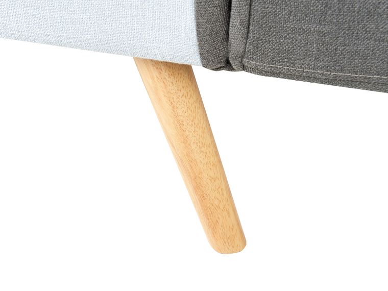 Beliani Divano Letto In Tessuto Grigio: Il 3 Posti Che Diventa Letto In Un Click, Perfetto Per Ogni Spazio!
