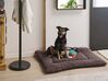 Fabric Dog Bed 90 x 70 cm Brown KARANTU_783464