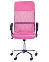 Bureaustoel mesh roze DESIGN_861099
