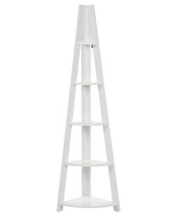 Kulmahylly 5 hyllyä valkoinen MOBILE SOLO