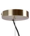 Lampa wisząca 7-punktowa metalowa mosiężna CREMERA_760149