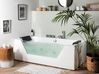 Whirlpool Bath with LED 1620 mm White SAMANA_762965