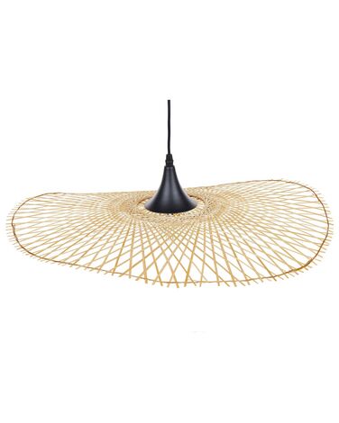 Bambusová závesná lampa 60 cm svetlé drevo FLOYD