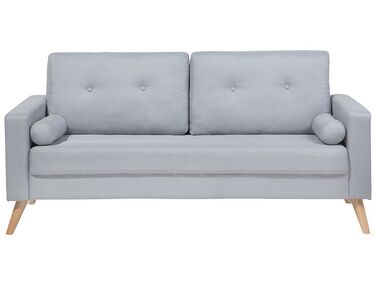 2 Seater Fabric Sofa Grey KALMAR