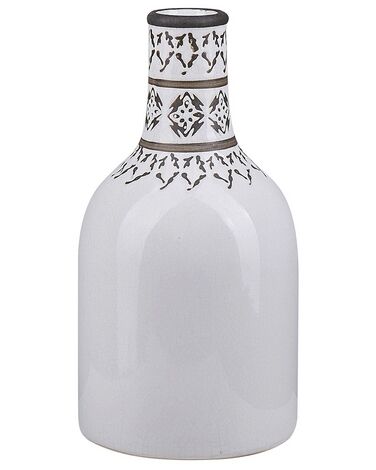 Vaso de cerâmica grés branca 25 cm ANKON