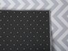 Vloerkleed polyester wit/grijs 70 x 200 cm SAIKHEDA_831457