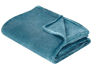 Blanket 150 x 200 cm Blue BAYBURT