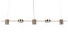 5 Light Metal LED Pendant Lamp Brass SESTRA_815583