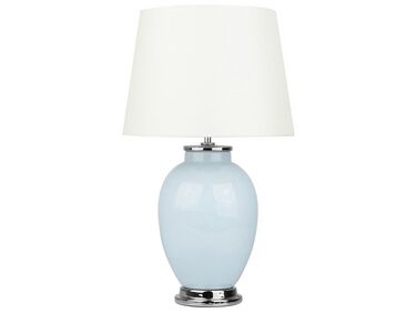 Ceramic Table Lamp Blue BRENTA