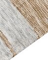 Teppich beige / hellgrau 160 x 230 cm abstraktes Muster MANDAI_883947