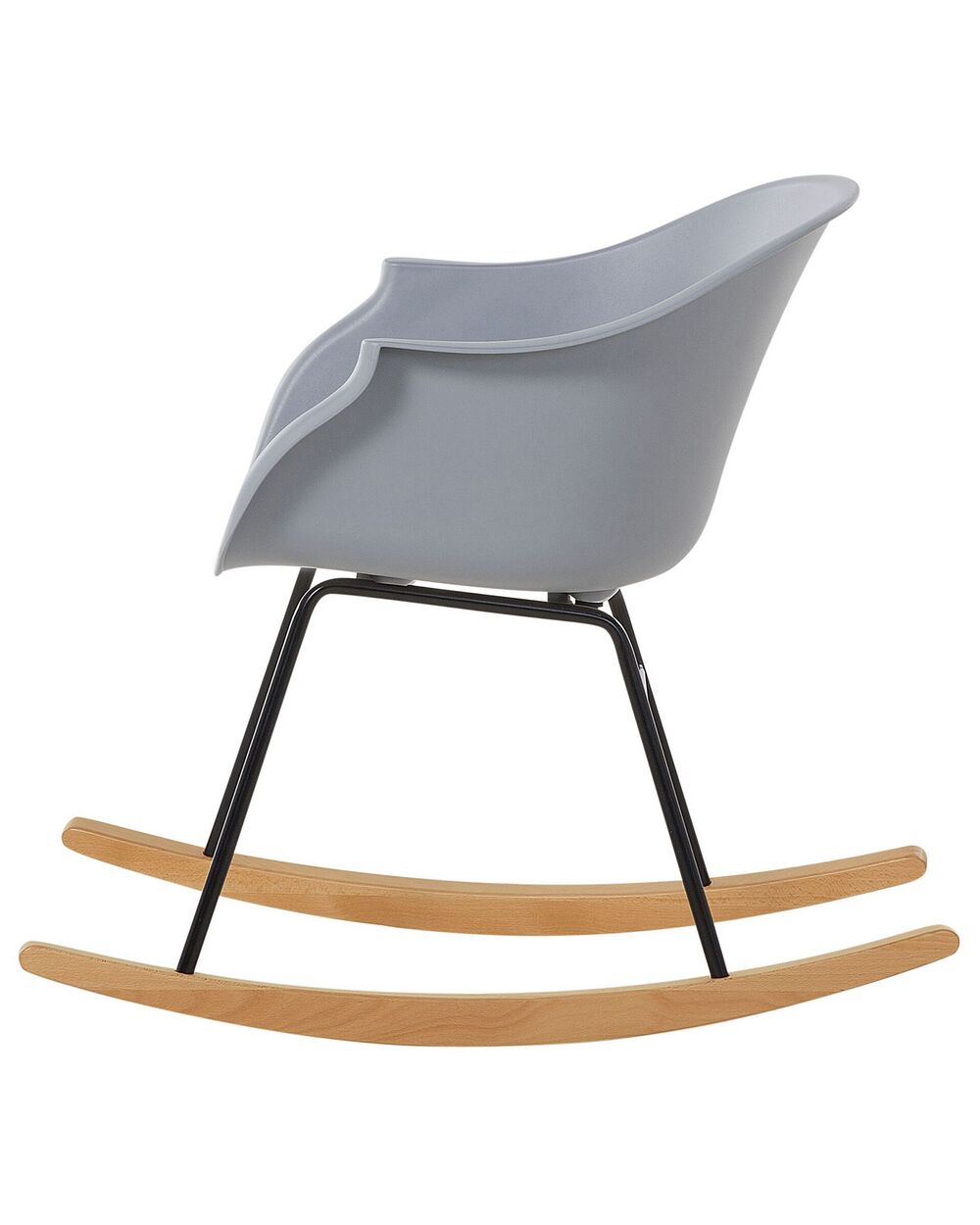 Rocking Chair Grey HARMONY Beliani.co.uk