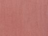 Otomana de pana rosa pastel 83 x 83 cm LEMVIG_794518
