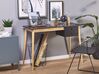 2 Drawer Home Office Desk 106 x 48 cm Black with Light Wood EBEME_785273