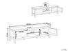 TV Stand White and Light Wood ATOCA_910295