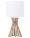 Wooden Table Lamp White CARRION_694940