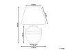 Ceramic Table Lamp Beige TIGRE_871525
