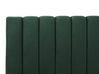 Polsterbett Samtstoff smaragdgrün 160 x 200 cm MARVILLE_836027