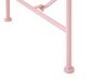 Gartenbank rosa Metall 2-Sitzer 125 cm CAVINIA_774641