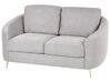 2 Seater Fabric Sofa Grey TROSA_851976