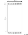 Színes kilim gyapjúszőnyeg 80 x 150 cm JRVESH_859170