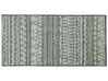 Teppich schwarz-grau Zickzackmuster 80 x 150 cm KEBAN _796362