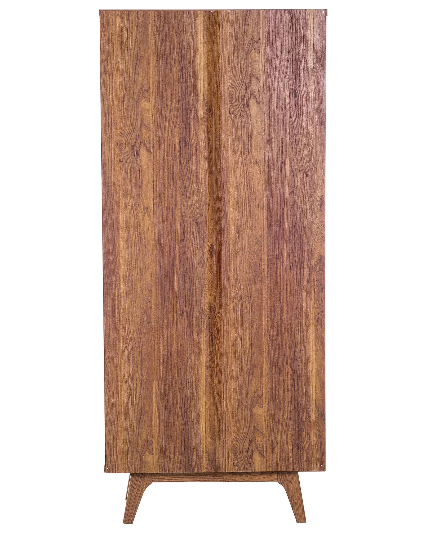 Barna-fehér polcos komód - Könyves polc - Szekrény - COLUMBUS | Beliani.hu