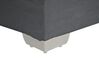 Fabric EU Super King Size Divan Bed Dark Grey ADMIRAL _679060