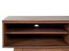 TV Stand Dark Wood with White BUFFALO_437700