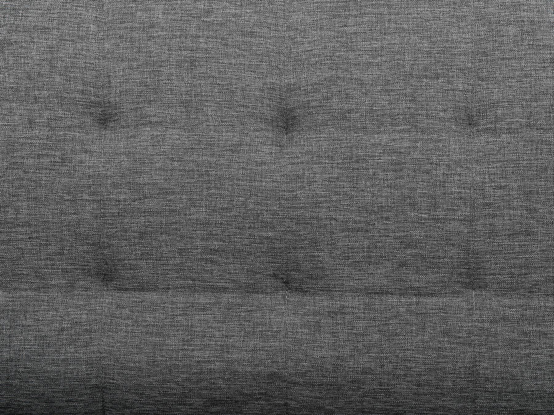 Fabric Sofa Bed Dark Grey VEHKOO Beliani.co.uk