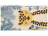 Kinderteppich Baumwolle mehrfarbig 80 x 150 cm Leopardenmuster Kurzflor LUAS_866785