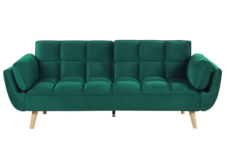 Zöld bársony kanapéágy ASBY_788034