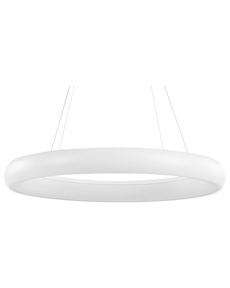 Metal LED Pendant Lamp White BAGO_824653