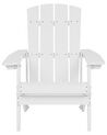 Krzesło ogrodowe białe ADIRONDACK_766451