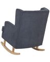 Fabric Rocking Chair Grey TRONDHEIM II_775797