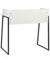 Home Office Desk 90 x 60 cm Light Wood and White ANAH_860562