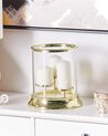 Kerzenständer Glas / Eisen gold 3-flammig 24 cm CILEGON_817984