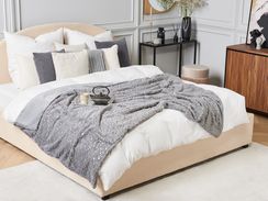 Huopa kangas harmaa 150 x 200 cm ALAZEYA Huopa kangas harmaa 150 x 200 cm ALAZEYA