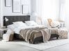 Fabric EU King Size Bed Grey LA ROCHELLE_675849