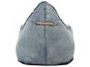 Denim Bean Bag Chair Blue DROP_708842