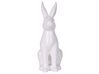Dekorativ figur kanin vit RUCA_798622