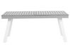 Table de jardin en aluminium gris extensible 175/255 x 100 cm PERETA _738749