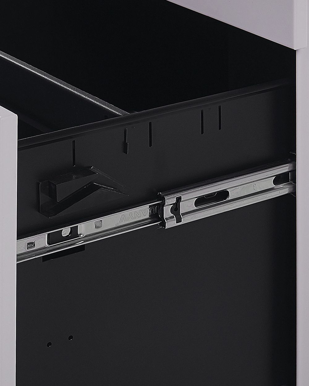 Aktenschrank Chromstahl grau CAMI | Beliani.de