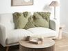 Conjunto de 2 almofadas decorativas em algodão verde 45 x 45 cm SOURWOOD_906138