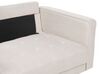 3 Seater Fabric Sofa Beige NURMO_896156