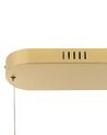 Lámpara de techo LED de metal dorado/blanco 160 cm FEALE_847502
