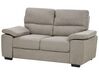 Conjunto de sofás com 5 lugares em tecido castanho claro VOGAR_901206