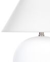 Lámpara de mesa de cerámica blanca LIMIA_878629