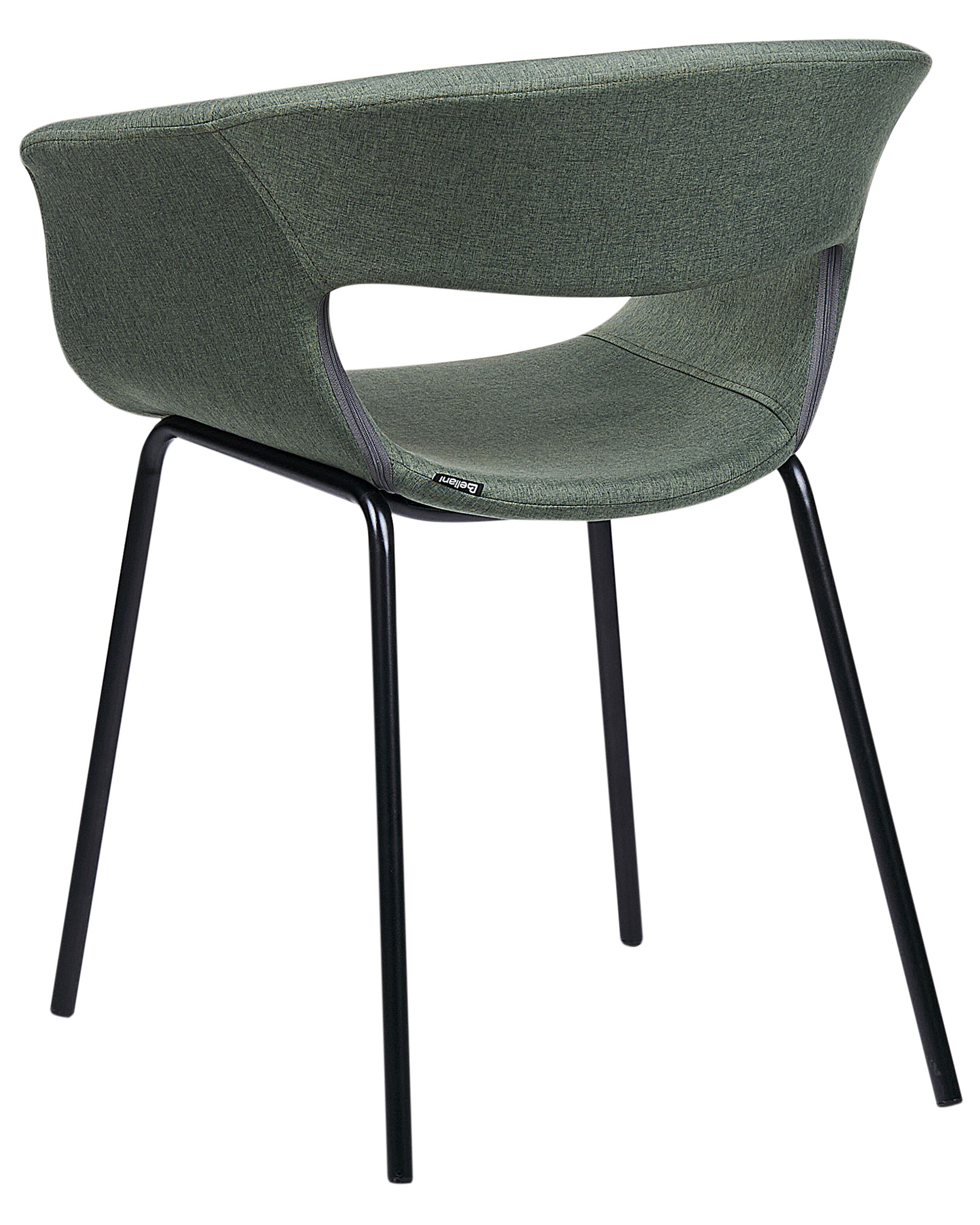 Set Di 2 Sedie Da Pranzo Imbottite COLAMY - Pelle PU, Gambe In Legno